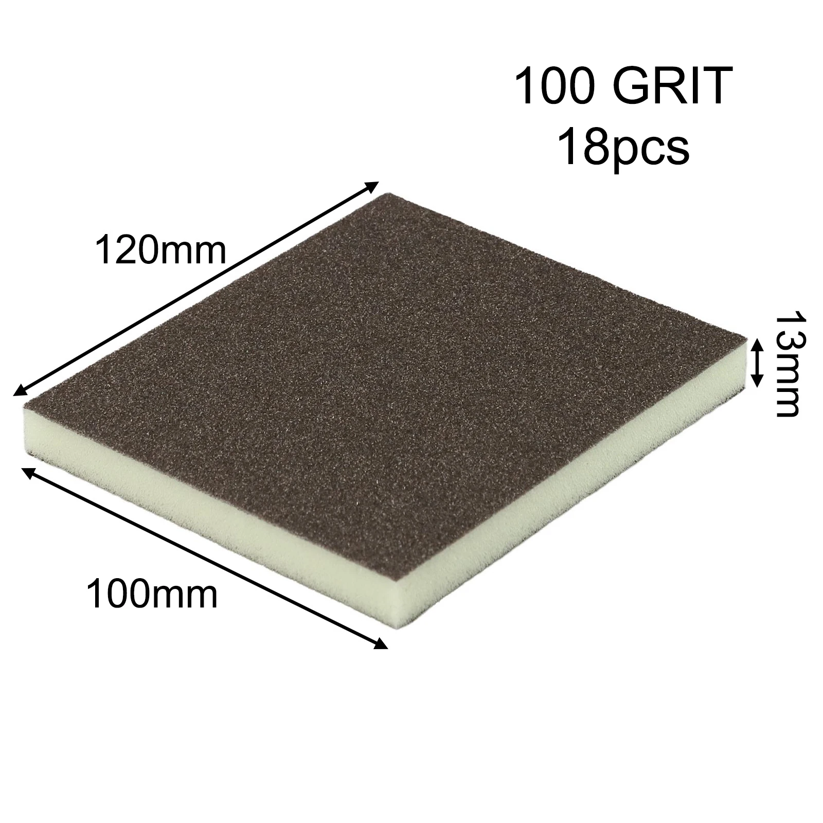 Multi-Grit Sponges Aluminum Oxide Sponges For Detailed Sanding Lightweight Design Optional Grit Levels Ample Supply For Drywall