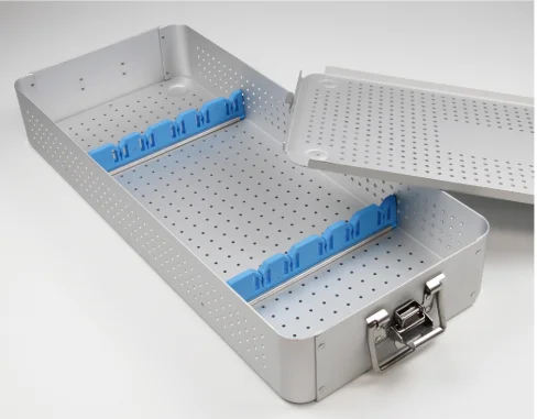 

Instrument Kit 535*300*155mm Medical Equipment Stainless Steel Wire Mesh Sterilization Tray