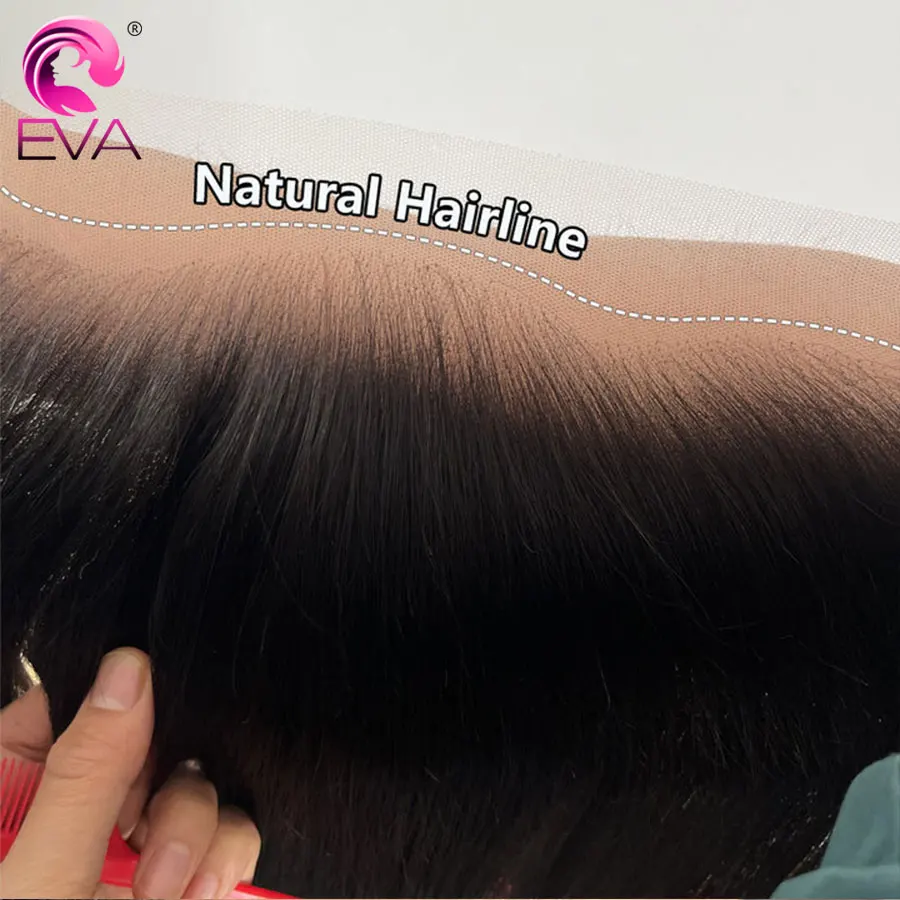 

Eva Hair Ultra Thin HD Lace Frontal Closure Melt All Skins Invisible Real HD Film Lace 100% Human Hair Closure HD Lace Closures
