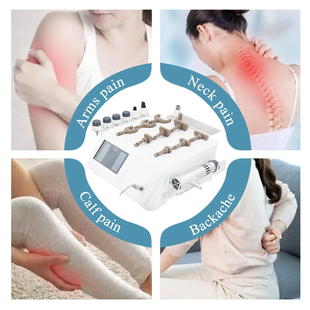 300MJ آلة العلاج بالمستخدمين لعلاج الضعف الجنسي الإغاثة آلام الكتف والرقبة بتقويم العمود الفقري تصحيح بندقية جديد 2 في 1 مدلك