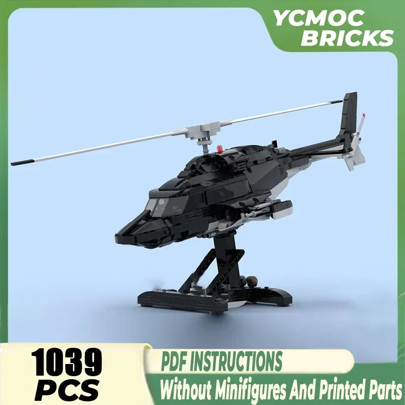 Moc Building Bricks Airplane Model Special Ops Helicopter Airwolf Bell Technology Blocks Gifts Christmas Toys DIY Sets Assembly