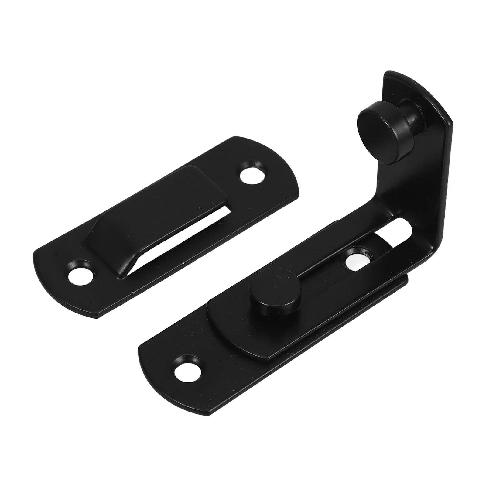 

1 set 1 Set Sliding Barn Door Latch Heavy Duty Metal Door Lock For Garden Bathroom Outdoor Wood Fence American Style Hook Clasp