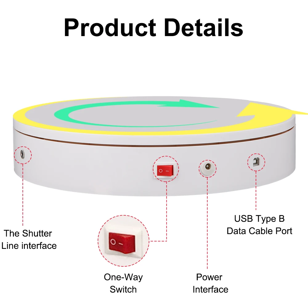 MT320RUWSLP Programmable Electric Turntable,Supports USB And WIFI Control, And Is Capable Of Outputting A Shutter After Pausing