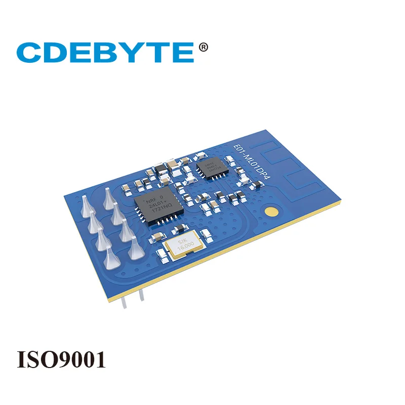 NRF24L01P Modulo Wireless CDEBYTE E01-ML01DP4 2.4GHz 20dBm PA SPI DIP IoT Uhf Ricetrasmettitore Wireless Modulo PCB Antenna Modulo