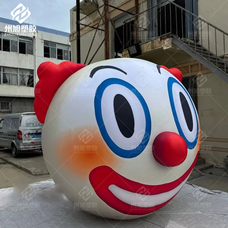 Customized advertising inflatable decoration inflatable clown head inflatable outdoor shopping mall theme activity decoration