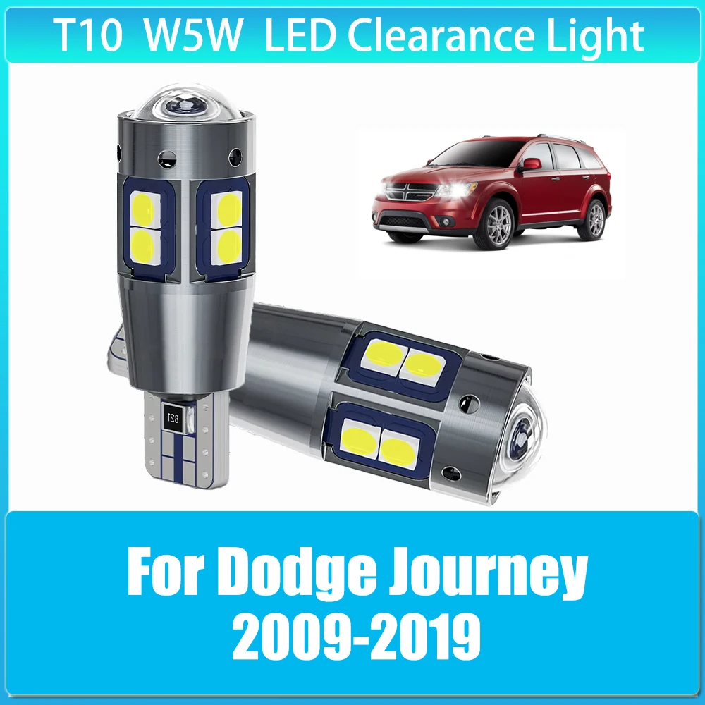 

2 x T10 W5W Clearance Lamp CANbus Width Light Bulb Super Bright for Dodge Journey 2009 2010 2011 2012 2013 2014 2015 2016-2019