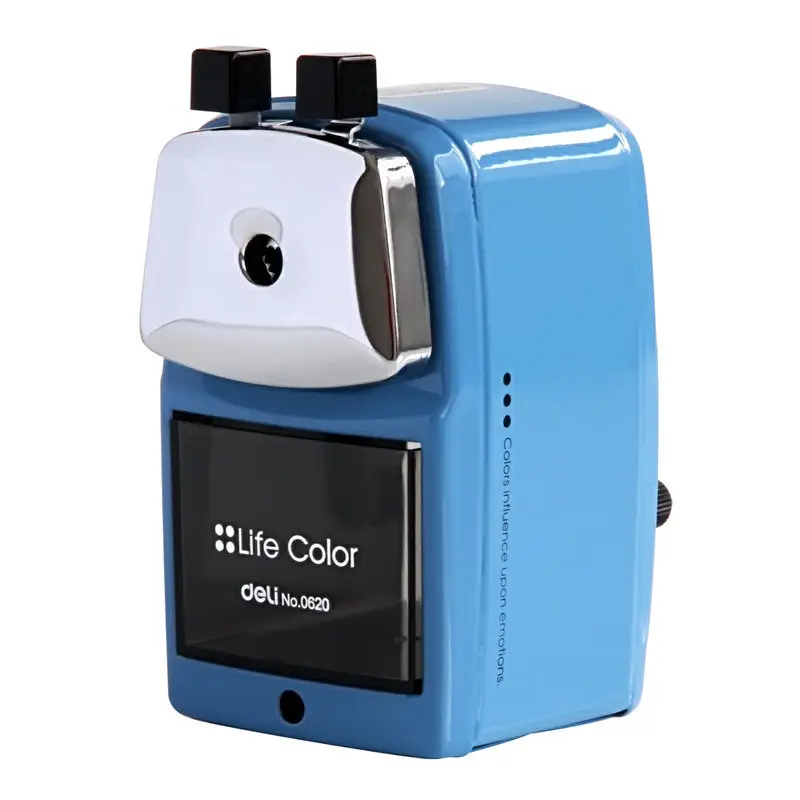 

0620 pen sharpener with metal shell is sturdy and durable stationery office supplies