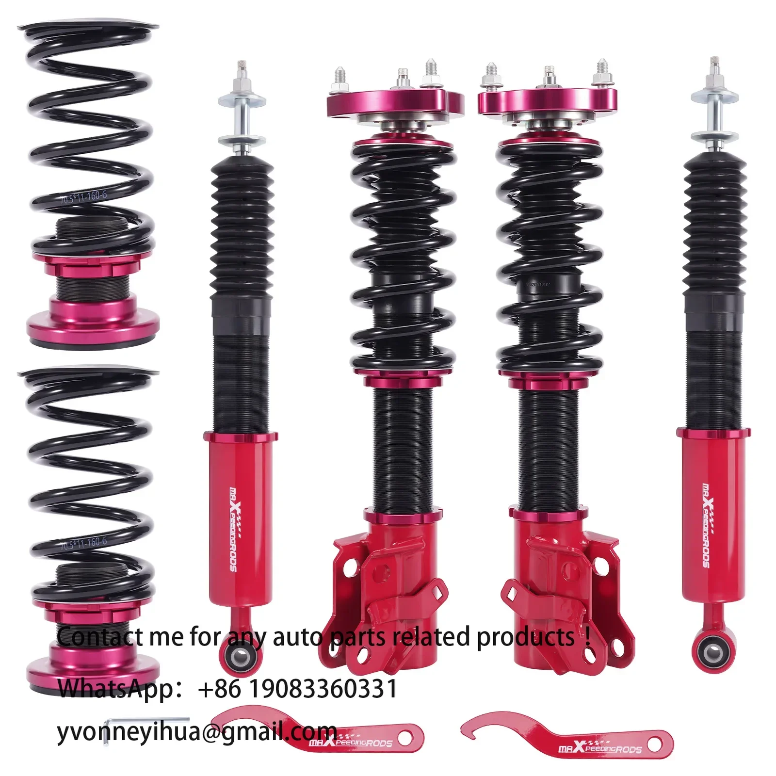 maXpeedingrods Coilovers Suspension Shock Strut For Honda Civic 2006-2011 FD1 FD2 FD7 FA1 FG1 FG2 FA5