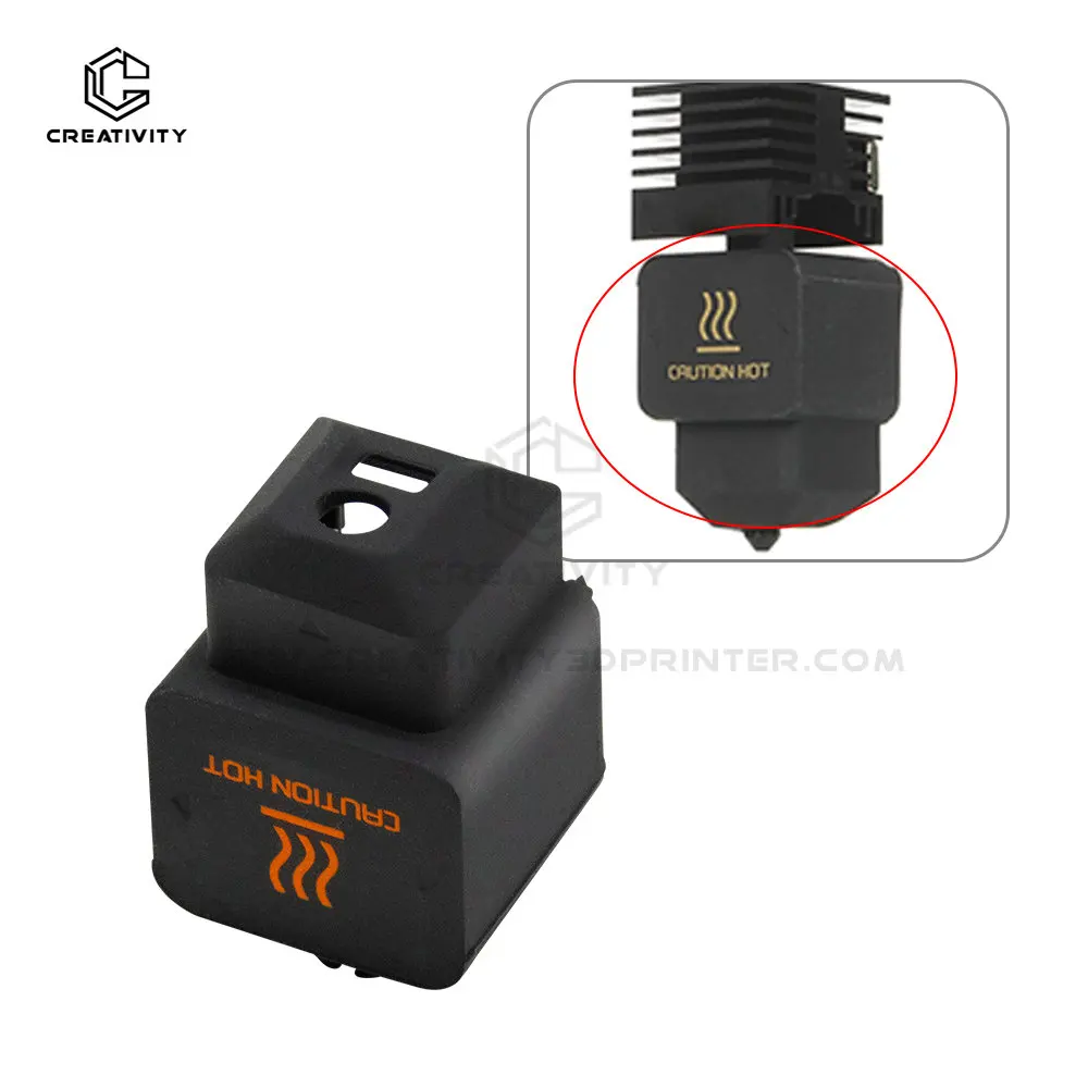

High Temperature Silicone Socks For Bambu Lab H2D Heating Block Silicone Sleeve H2D Hotend Case Cover 3D Printer Parts