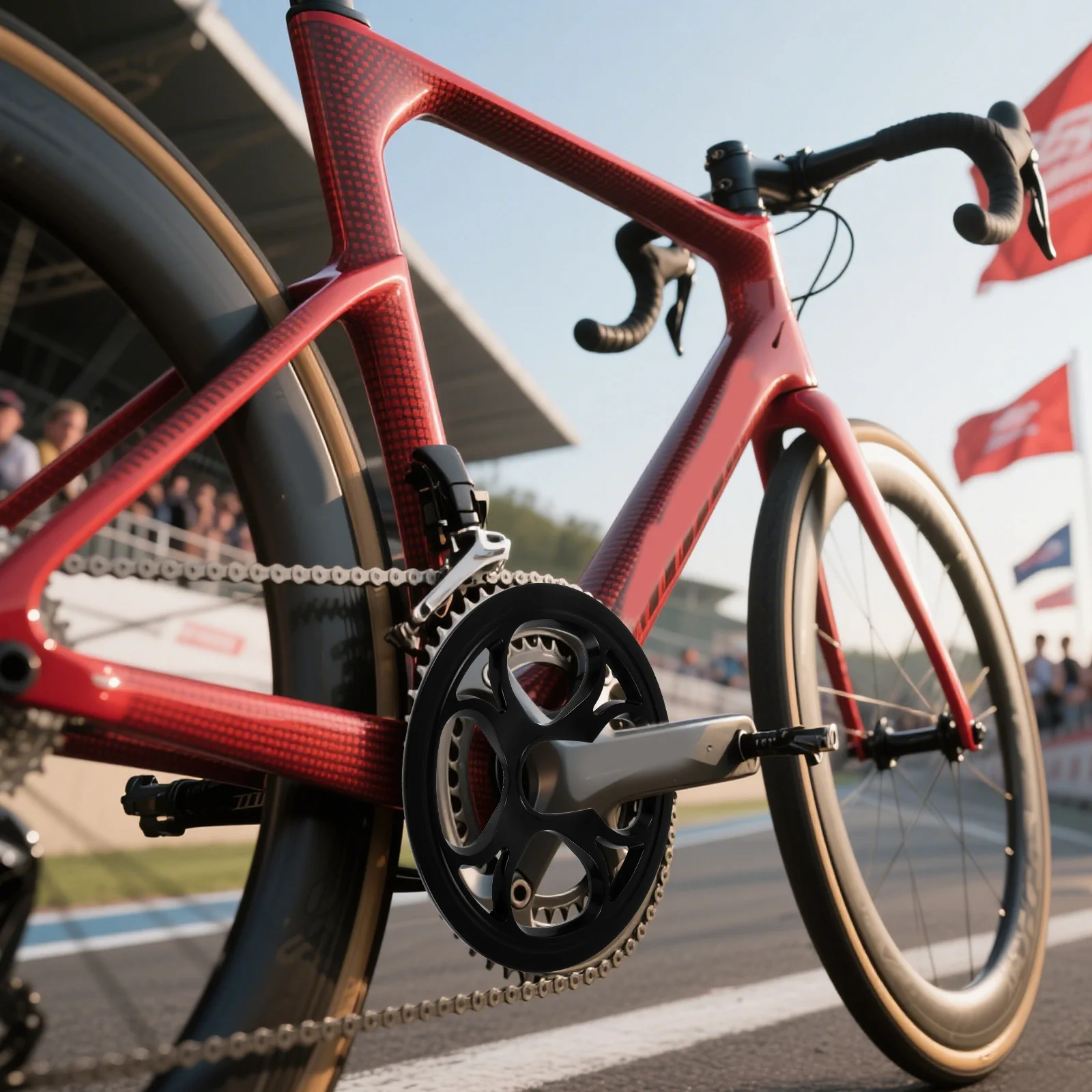 

3Pcs Bicycle Chain Protector Cover Mountain Bike Crankset Guard 48t 4-Bolt Durable Plastic Chain Sprocket Cover