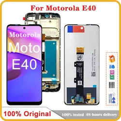 100% Оригинальный ЖК-дисплей для Motorola Moto E40 XT2159-3 XT2159-4 E40, ЖК-дисплей, сенсорная панель, дигитайзер, запасные части