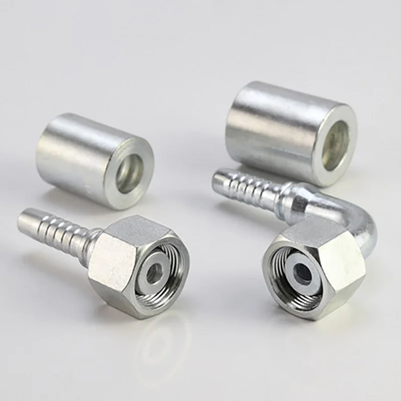 Hydraulic Fittings Metric M10-M42 Thread Cone Hose End Oil Pipe Connector Withhold Type Tubing High Pressure Hydraulic Fitting