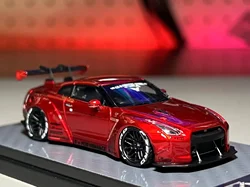 Error 404 1:64 Nissan GTR R35 LBWK Widebody Black Gold Limited resin car model