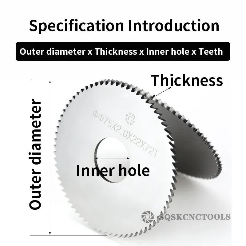 Tungsten Steel solid carbide circular saw blade milling cutter