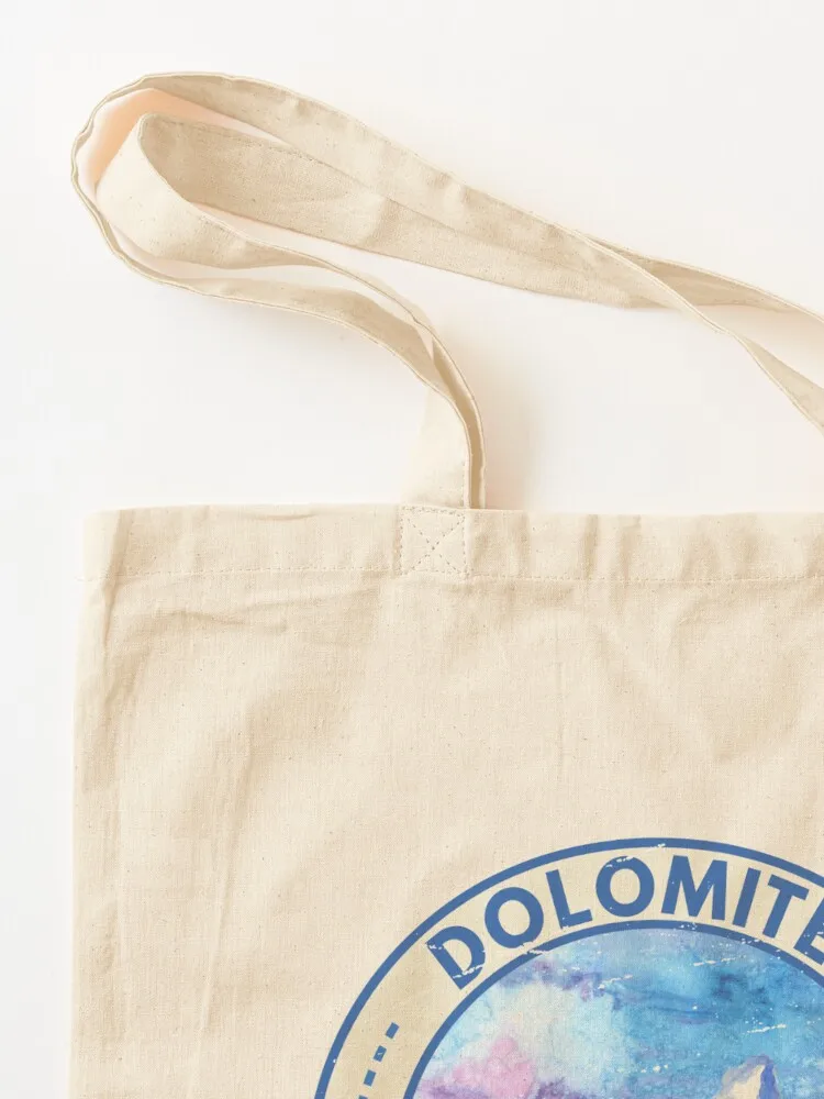 Dolomite Mountains Italy Watercolor Tote Bag ecological bags Woman shopper bag Gift bag eco folding