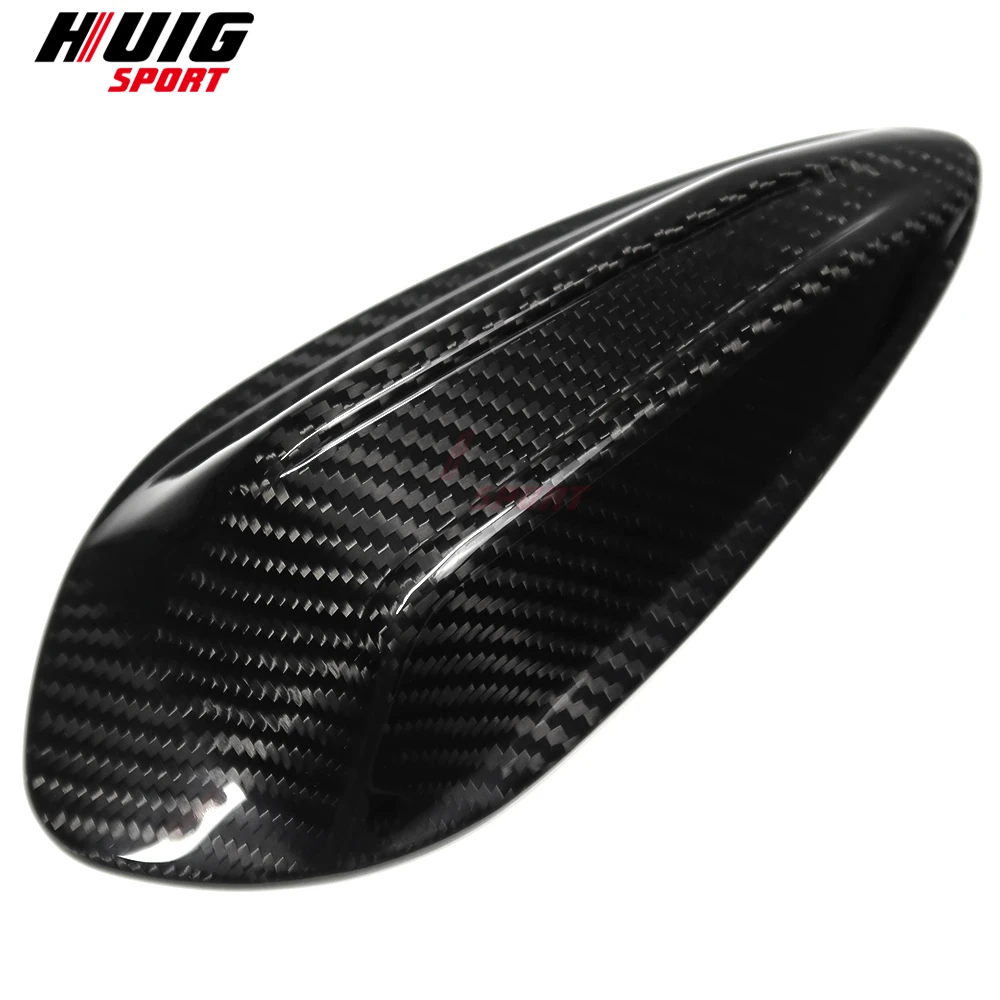 Carbon Fiber Exterior Car Antenna Roof Shark Fin Aerials Covers Sticker Trim Accessories For BMW X5 X6 i3 i4 2023 2024 2025