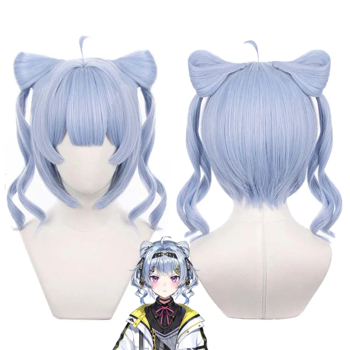 Hololive English Virtual YouTuber NIJISANJI XSOLEIL Zaion Lanza Cosplay Wigs