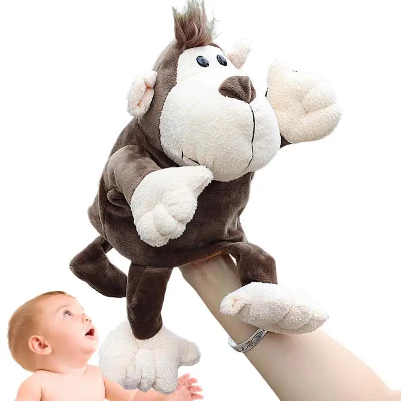 

Kids Puppets Stuffed Animal Puppet With Open Movable Mouth Plush Hand Cartoon Puppet For Interactive Storytelling 11.8 In