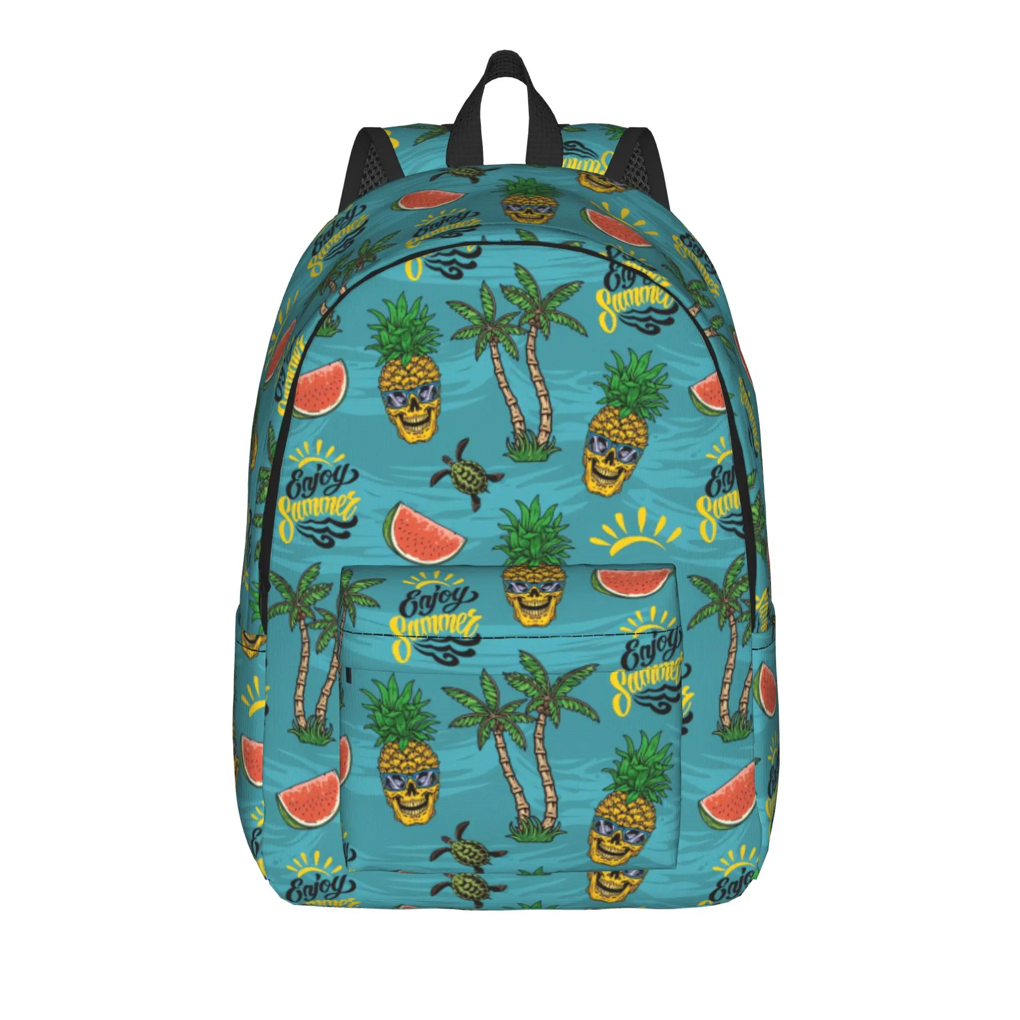 Enjoy Summer Colorful     Backpack Female  Pattern Backpacks Polyester Casual School Bags University Custom Rucksack