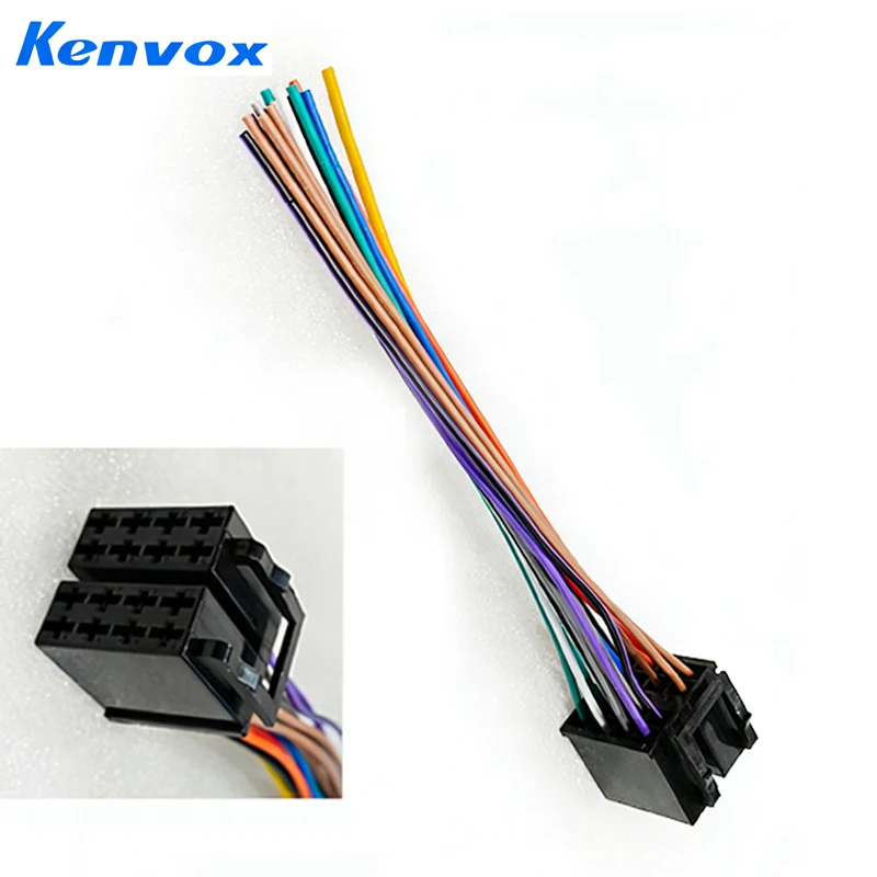 Volkswagen Jetta/Sagitar/Lavida/Santana/Bora/Small Head CD Tail Line ISO Male Plug Power Cord