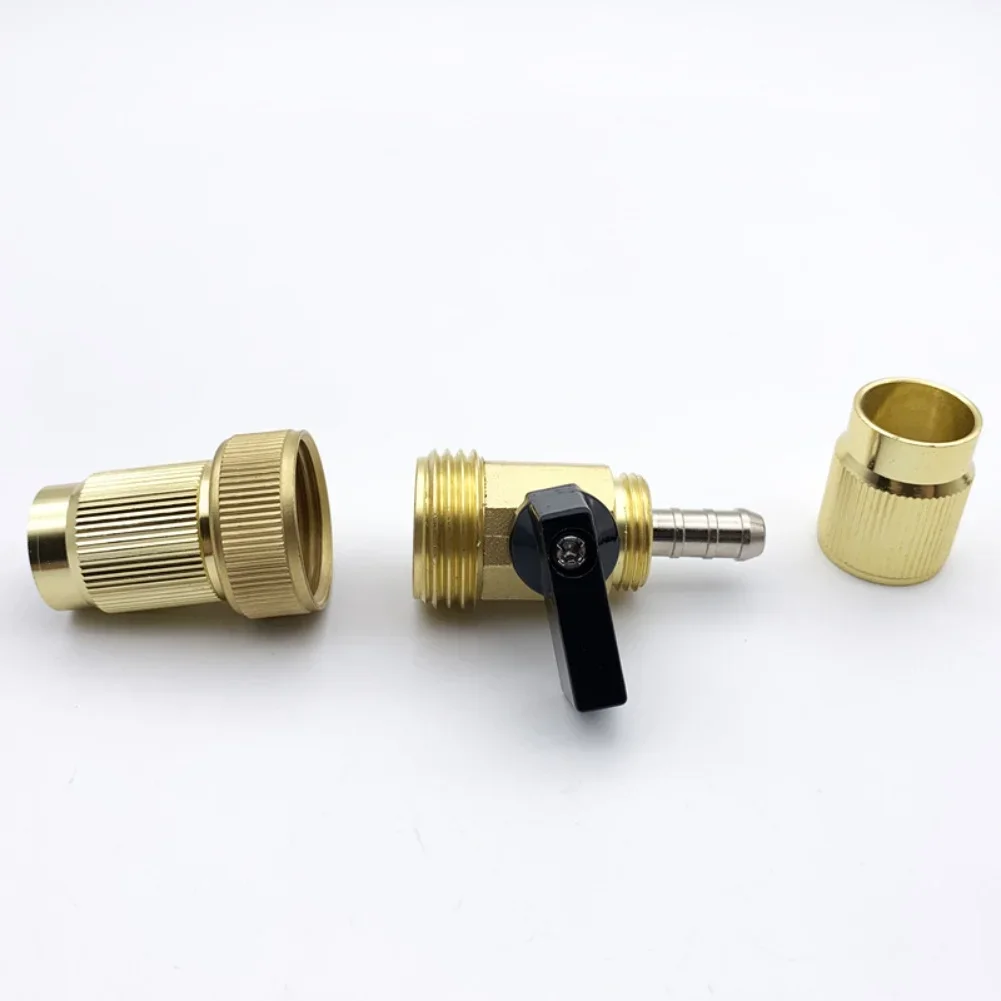 

Brass Valve Joint with Telescopic Connector for Garden Watering Hose Lightweight and Easy to Handle Water Control Valve