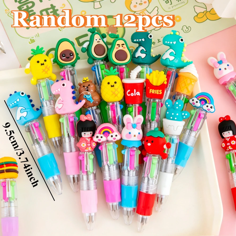Random Selection of 12 Mini Pens in Various Styles Christmas, Halloween, Cute Cartoon and Other Mini Ballpoint Pens. Multiple Pen Colors and a Super Comfortable Silicone Grip Are Used in the Design. Printed with Christmas Elements, Halloween Elements, Cartoon Elements, Etc., 0.5mm, Smooth Writing, Quick-Drying, Suitable as Stationery Gifts for Schools and Offices.