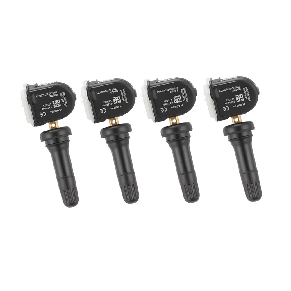 Sensore di pressione dei pneumatici TPMS 4Pcs 3641100XKR02A 433MHZ per Haval F5 F7 H6 H4 H7L GreatWall P8 VV5 VV6 VV7 2017-2020