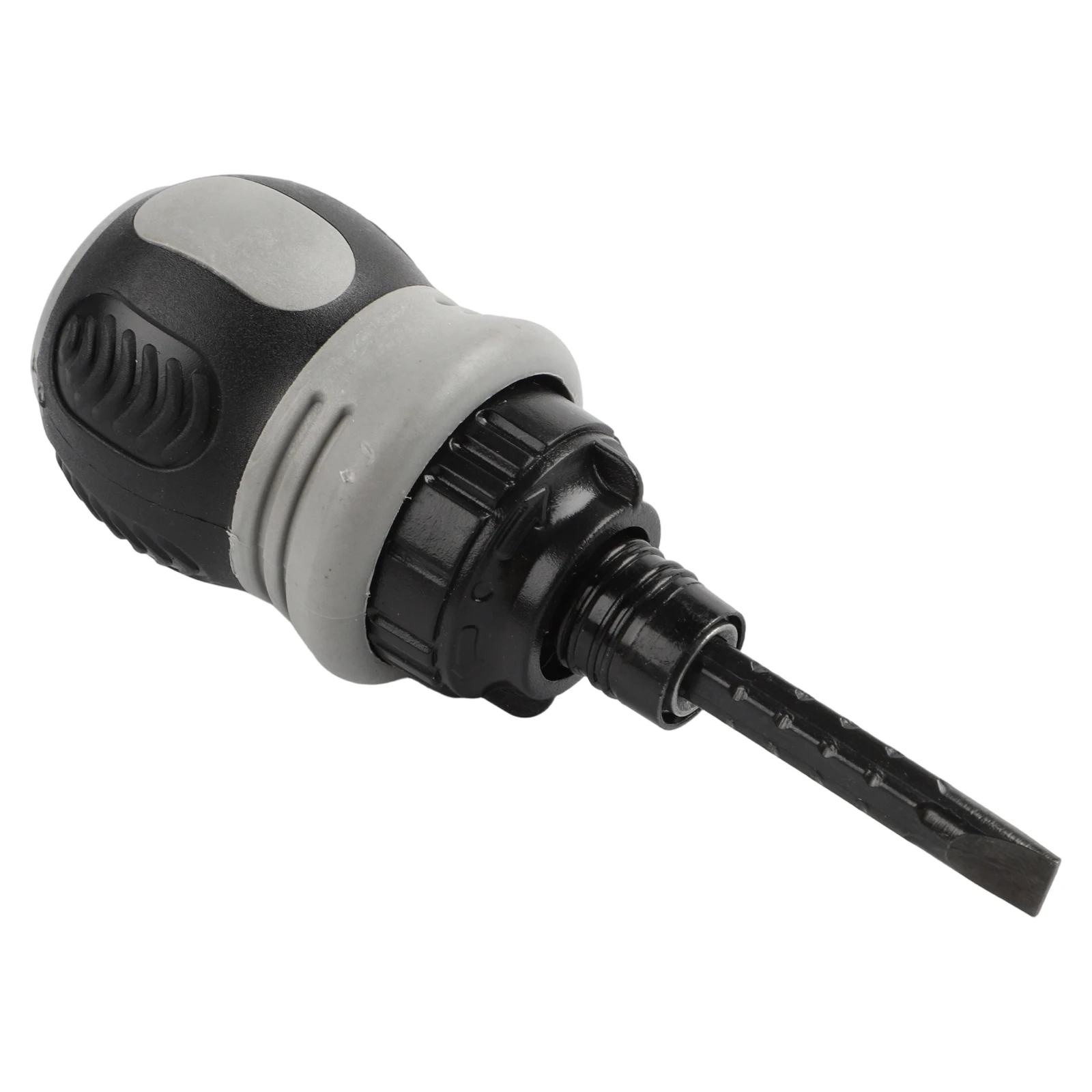 Slotted for cross Bit Ratchet Screwdriver Repair Works Ratchet Mechanism Steel Construction Wear Resistant Good Toughness Blunt