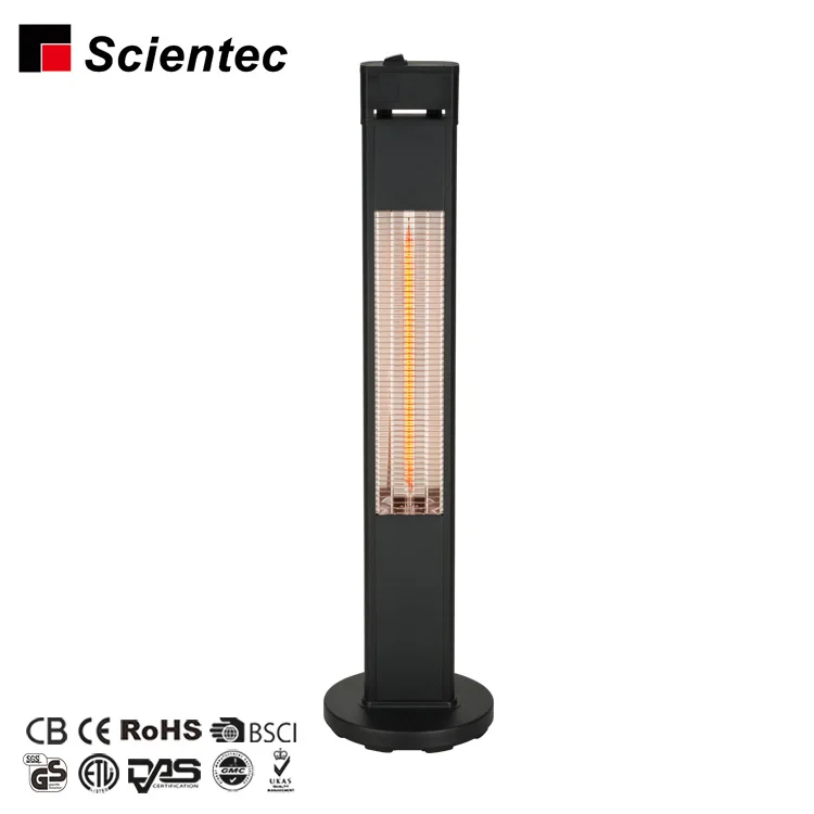 Scientec Black or White 1600W Infrared Heater Electric Waterproof Patio Heater