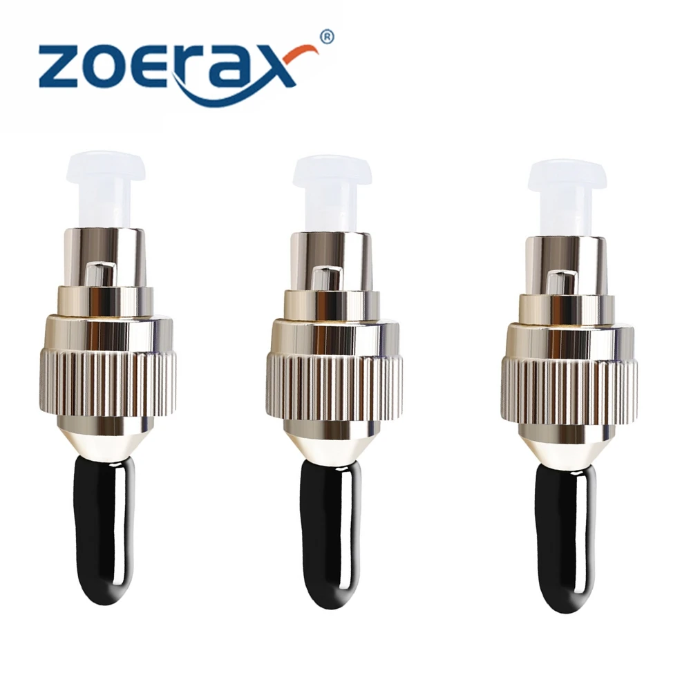 ZoeRax FC UPC Male to 1.25mm UPC Female Simplex Fiber Optic Adapter FTTH Optical Connector Compatible with Red Light Pen