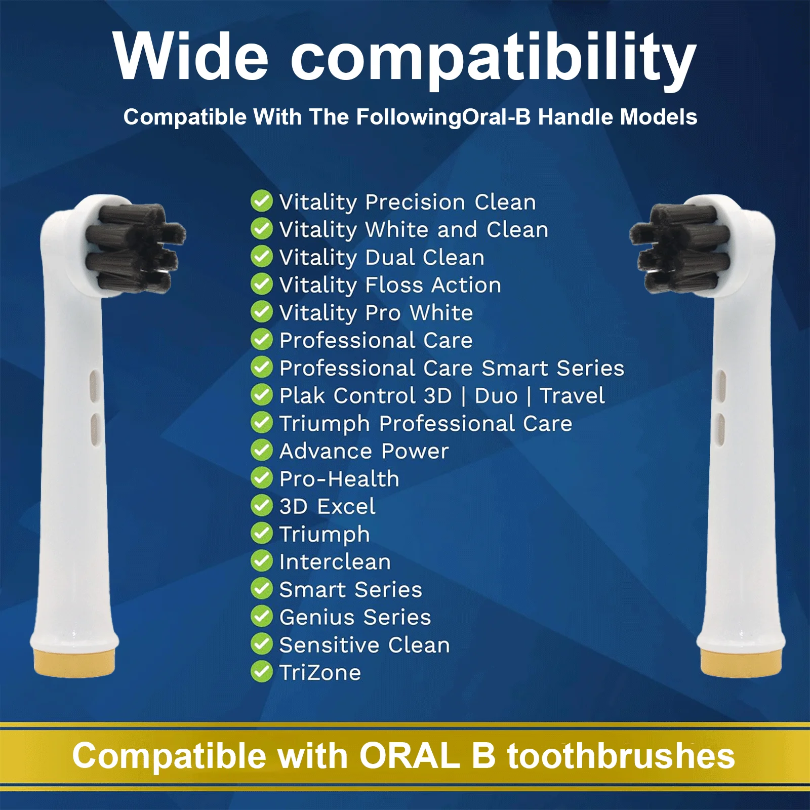 Electric Toothbrush Heads 4PCS/8PCS Oral Basic Cleaning Multi-level Powerful Cleaning Replaceable Toothbrush Heads