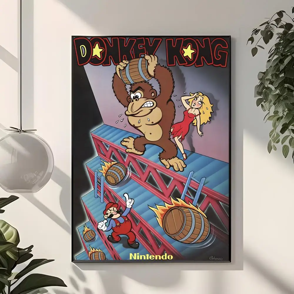 Game-Plattformer D-Donkey Kong Poster – Klassisches Wohninterieur & Moderne Wanddekoration, Kunstkollektion – Detail 15