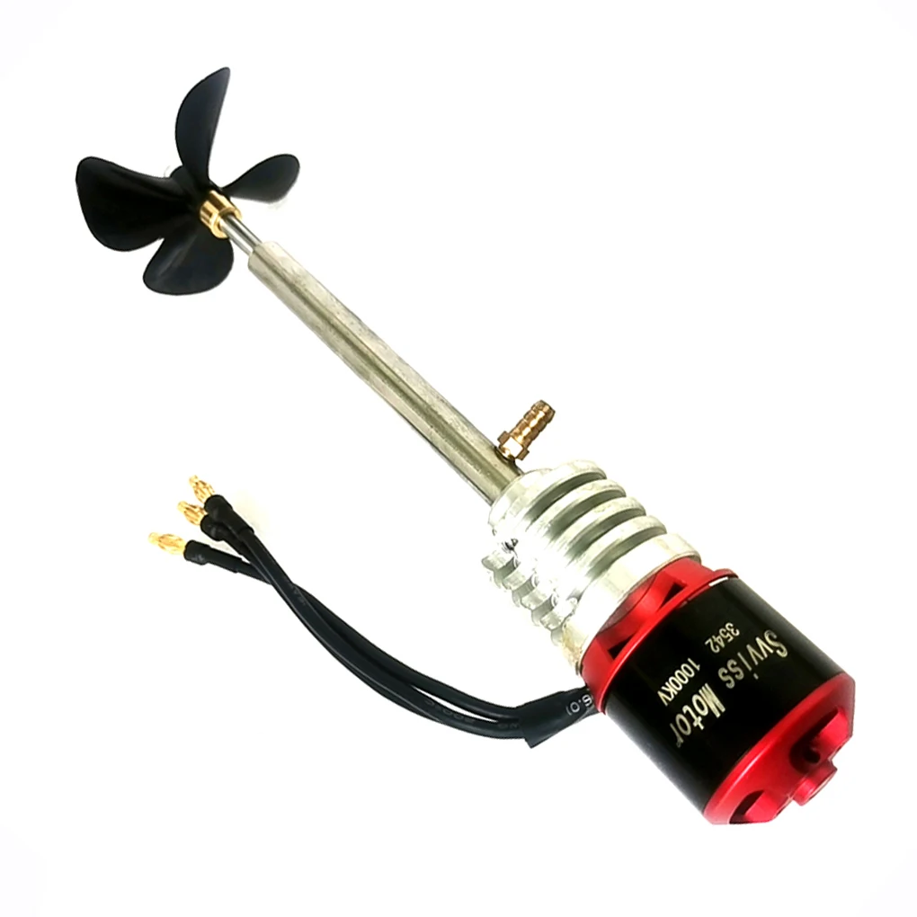 3542 motor de barco rc sem escova, 3-4s, 16000rpm, motor de propulsor subaquático, kit de hélice de 3 lâminas para diy, robô rov, modelo de barco submari