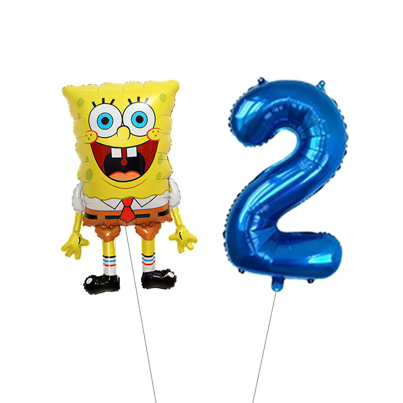 Niedliche SpongeBob Schwammkopf Aluminiumfolien-Ballons für Kindergeburtstage, Babypartys, Eventdekoration und Partyzubehör – Detail 20