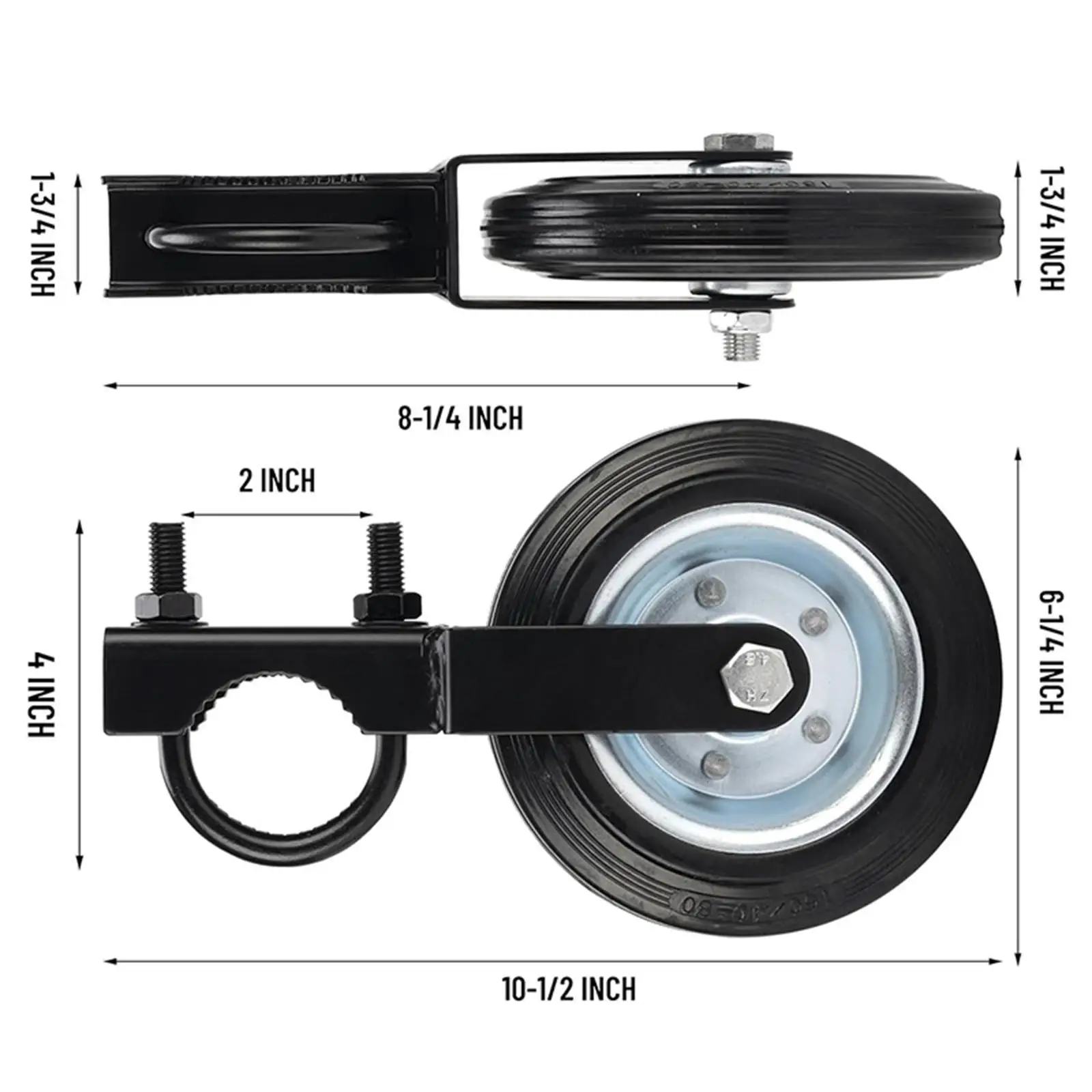 Fence Gate Caster Wheel 6inch Prevent Gate from Dragging Adjustable Height for Swing Gate Outdoor Gate Chain Link Fence Porch