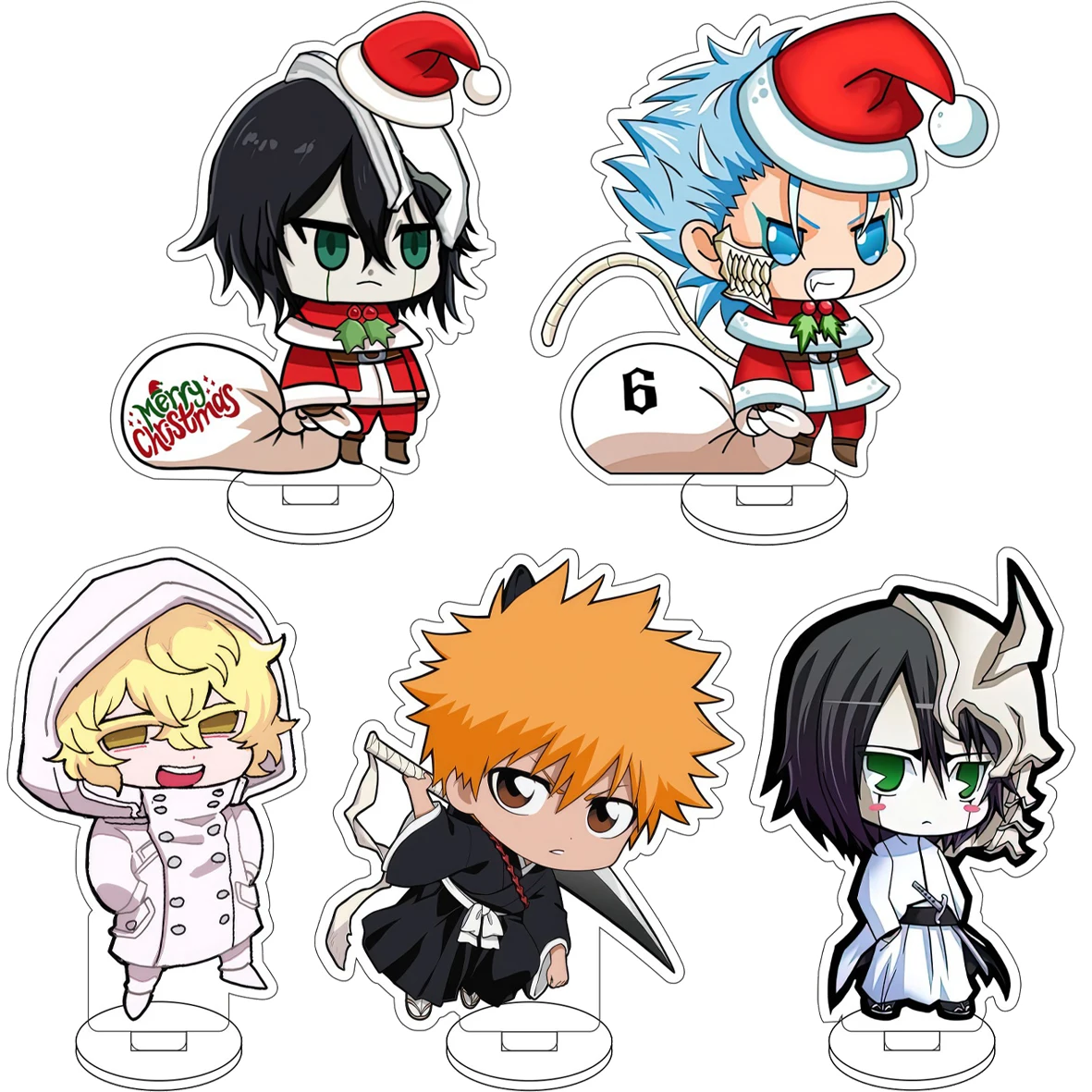 Figura Acrílica de 10 cm de Anime BLEACH, Kurosaki Ichigo, Kuchiki Rukia, Ishida Uryuu, Urahara Kisuke, Adornos Bonitos, Regalos