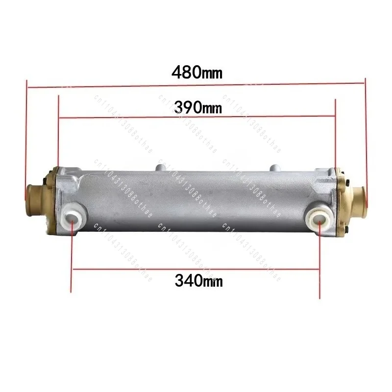 Boat Accessories Marine Condensing Coils Titanium Heat Exchanger Cooler D300 Marine Engine Water Cooler