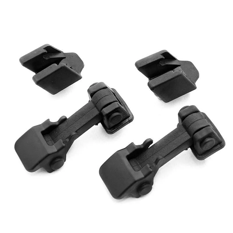 

3 Pair Front Hood Latch Catch & Bracket 55395653AF 55395652AC For Jeep Wrangler JK 2007-2018