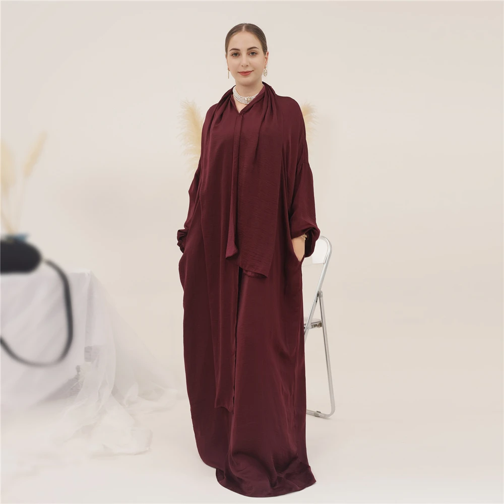Eid Djellaba Hooded Ramadan Eid Muslim Dress Woman Prayer Garment Islam Clothing Abaya Khimar Hijab Robe Kaftan Kebaya Jalabiya