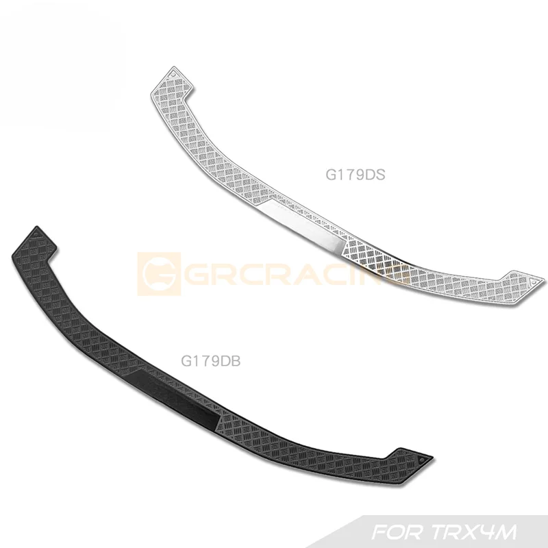 Simulation Front Bumper Anti-skid Decorative Sheet for 1/18 RC Crawler Traxxas TRX-4M Bronco Upgrade Parts