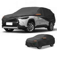 UXCELL Car Cover Waterproof All Weather Sun Rain Protection Full Exterior Cover for Toyota Corolla Cross with Reflective Strips