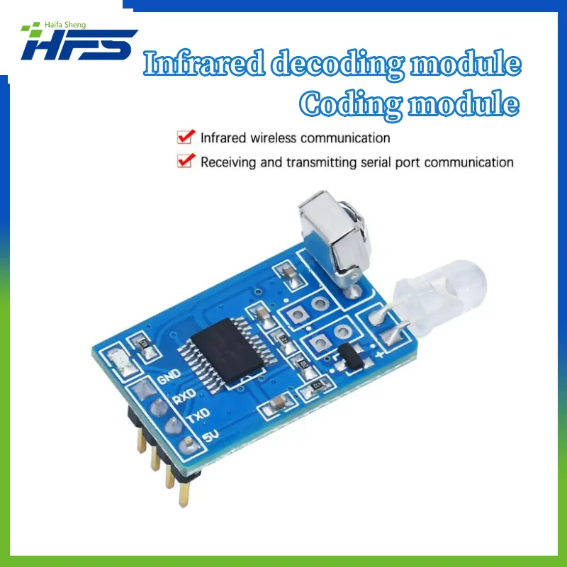 5V IR Infrared Remote Decoder Encoding Transmitter Receiver Wireless Module Quality in Stock for arduino