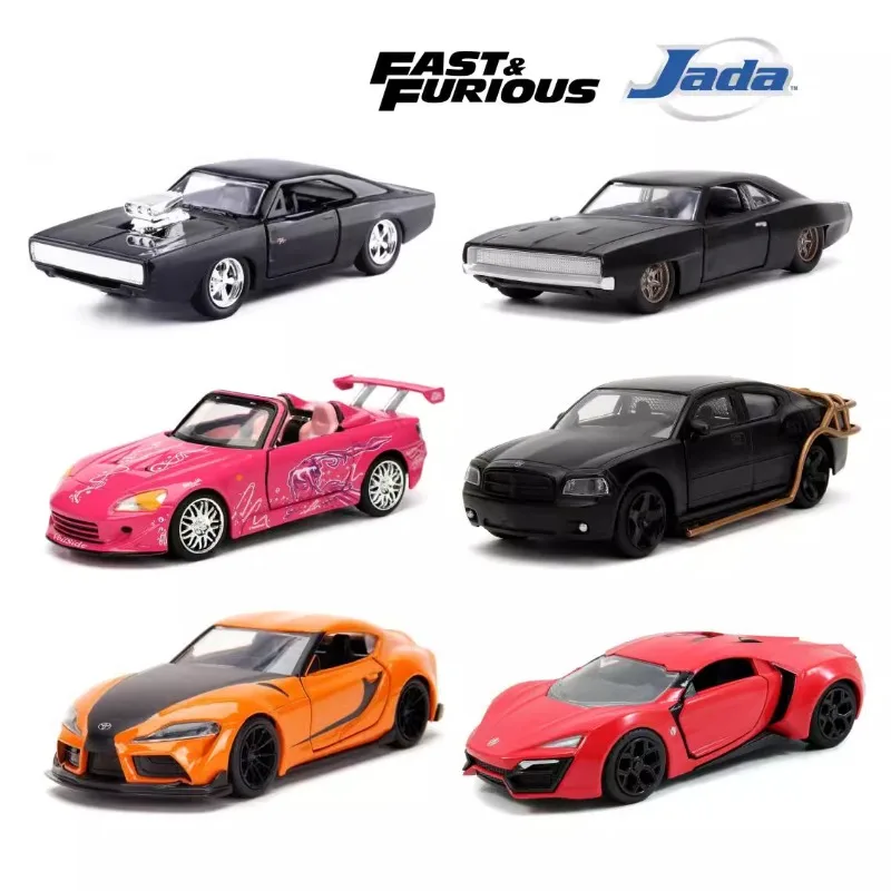 JADA 1:32 Fast and Furious Toyota supra alloy model, children's collection of decorative toys, for children's Halloween gifts.