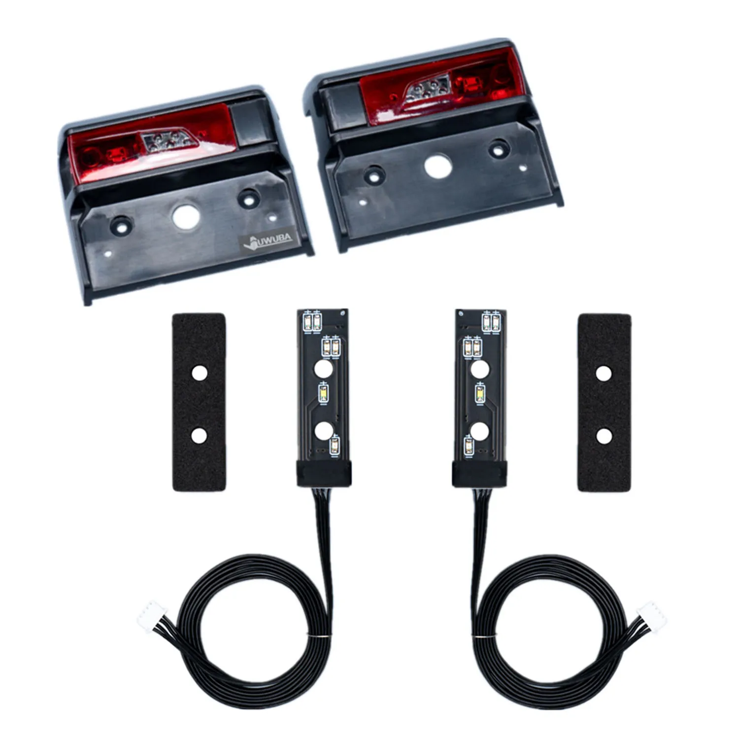 

Запчасти Пластиковый корпус светодиодного заднего фонаря для DIY TAMIYAYA 1/14 тягача с дистанционным управлением R470 R620 770S 56368 56371 Модель радиоуправляемого автомобиля