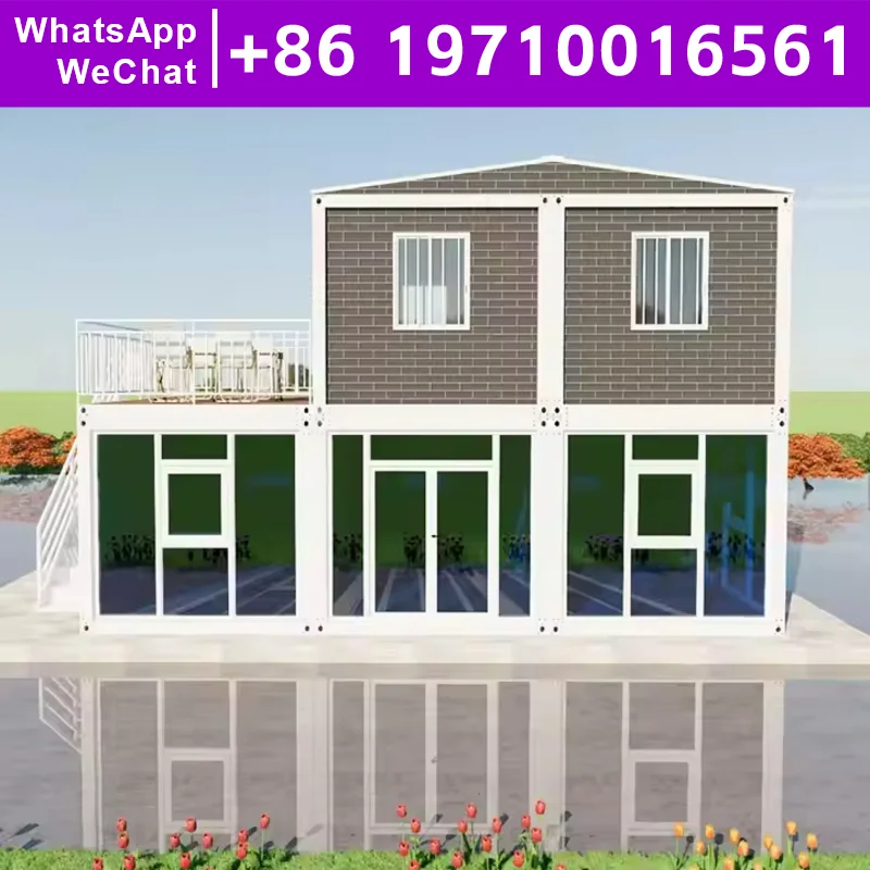 Mobile Home House Prefab Flat Pack Container House Cheap Modular Container Houses Ready to Live in Prefabricated Holiday Home