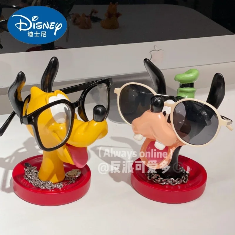 

Disney Pluto Goofy Anime Cartoon Glasses Frame Glasses Store Desktop Display Frames Kawaii Home Storage Decoration Birthday Gift