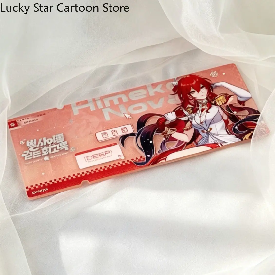 Game Anime Honkai: Star Rail Silver Wolf Murata Himeko Cosplay Acrylic Ticket Stub Decor Halloween Gift Role Play view 3