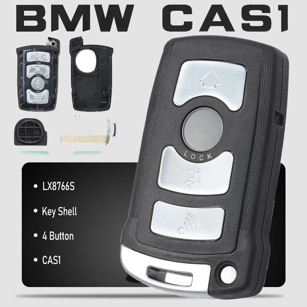 

KEYECU 4-кнопочный чехол CAS1 с дистанционным управлением для BMW 7 серии 745i 750Li 760i E65 E66