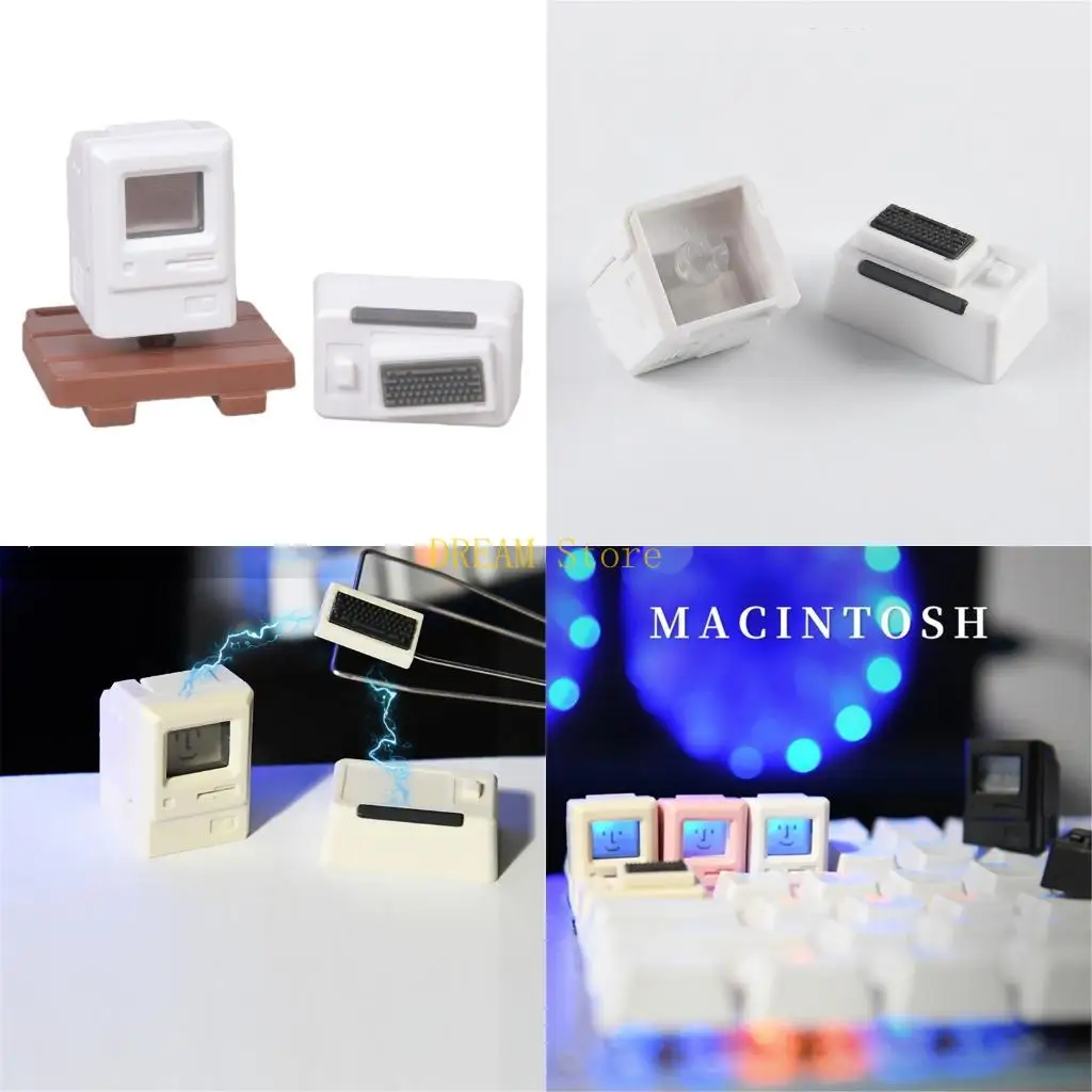 

1PC for Mac Macintosh Retro Backlit Keycaps Panel Card Adsorbed at Will for Key Cap for MX Swithes ESC + best sale