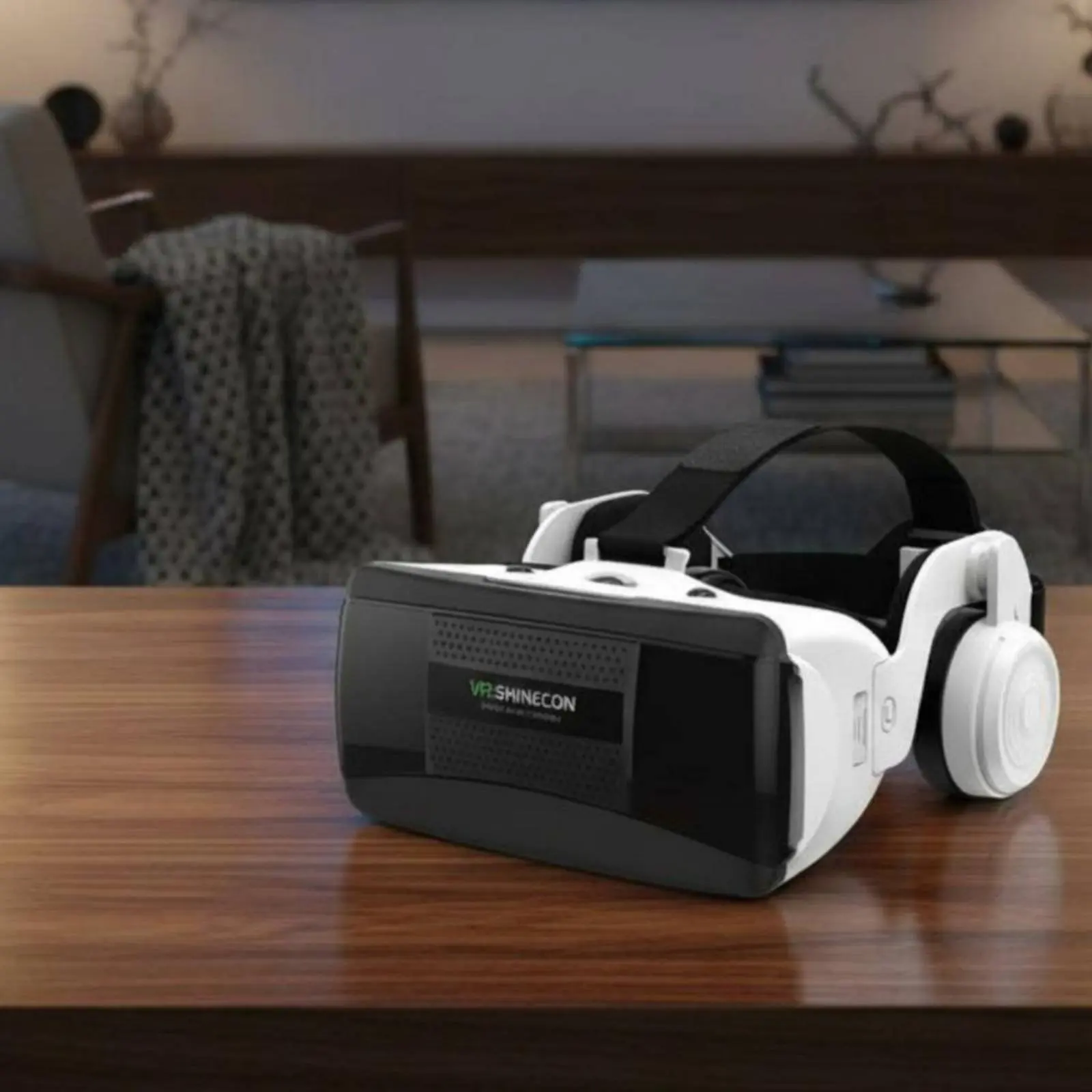Mobile Device VR Viewer Built-in Headphones Phone VR Headset Immersive Reality Glasses Lightweight Design Immersive Reality